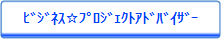 ﾋﾞｼﾞﾈｽﾌﾟﾛｼﾞｪｸﾄｱﾄﾞﾊﾞｲｻﾞｰ